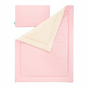 Ložní Souprava 100x135 - Lovely Dots Pink / Beige